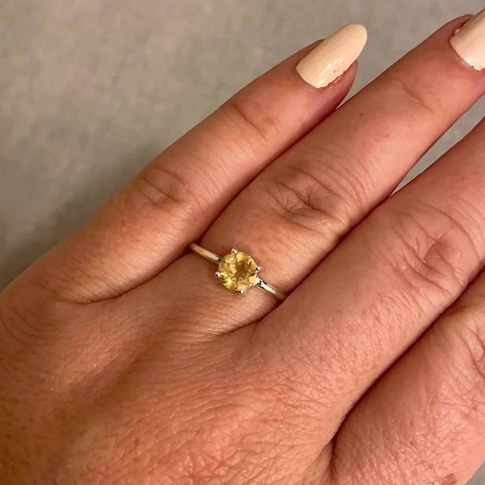 Sterling Silver and Citrine